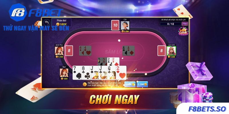 Các bước tham gia Sâm lốc F8BET